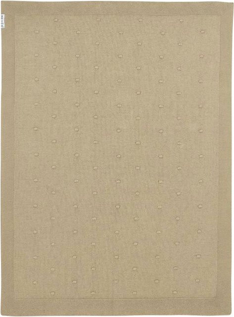Meyco Baby Babydecke Mini Knots in Braun aus Baumwolle, B/B: 75 x 100 cm, 1.0 TOG - Bild 1