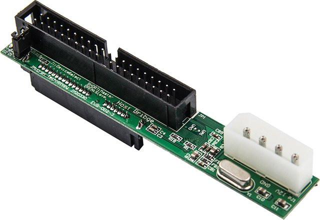 WYMECT SATA zu IDE Adapter für 2,5 und 3,5 Zoll Festplatten sowie CD/DVD-ROM/RW, 7 + 15 Pin auf 40/44 Pin Datenkonverter für ATA 100/133 HDD - Bild 1