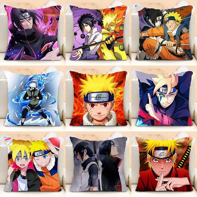 Bandai Naruto Anime Charakter Kissenbezug Multicolor - Bild 1