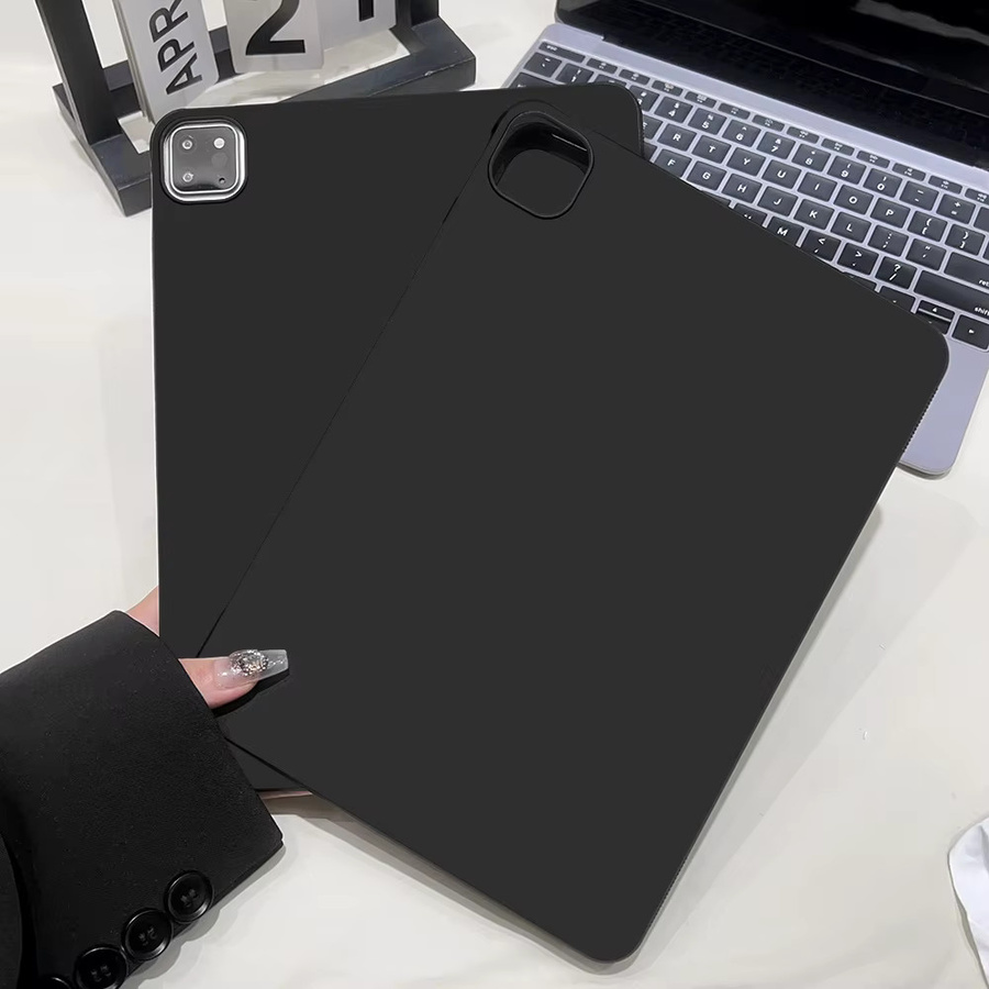 Schwarze Silikon-Tablet-Hülle für Apple iPad Modelle in weichem Design - Bild 3