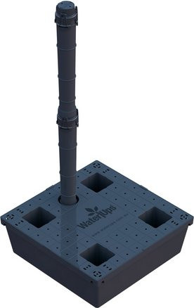 WaterUps Bewässerungssystem Komplett-Set mit 17 l Speicher in Schwarz inklusive verschließbarem Deckel und Zubehör für die In-Ground-Bewässerung von Bäumen und Büschen, B/T: 40 x 40 cm - Bild 1