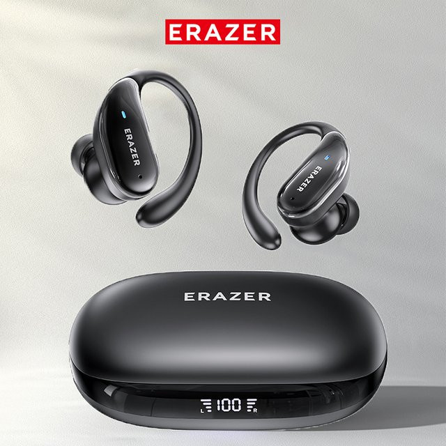 Lenovo XT80 True Wireless Sport Kopfhörer in Schwarz mit Mikrofon, Tastensteuerung, LED-Power-Display und Hifi-Stereo-Sound - Bild 1