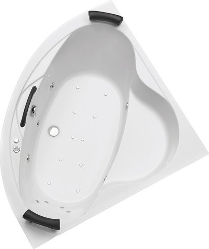 OTTOFOND Whirlpool-Komplettset Siam in Weiß mit Farblichttherapie, B/H/T: 140 x 42 x 140 cm - Bild 1