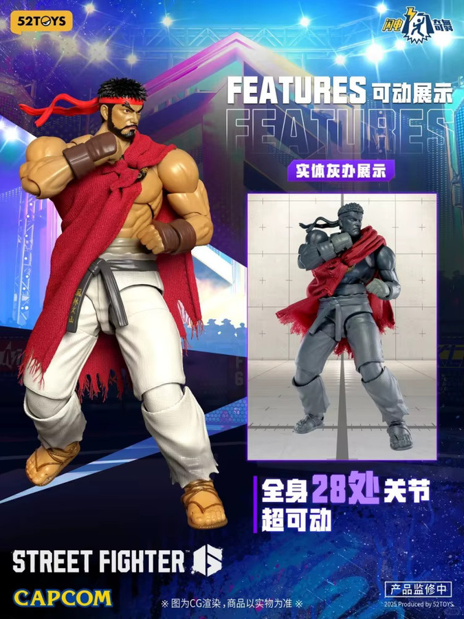 52 Toys Street Fighter 6 Chun-Li Ryu, Actionfigur, Maßstab 1:12 - Bild 3
