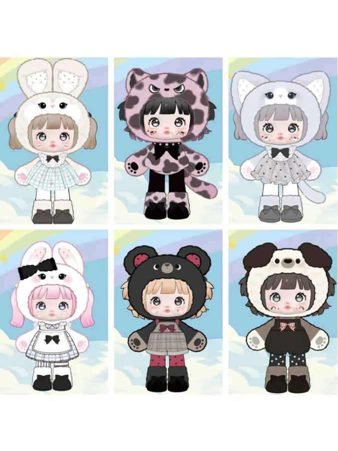 Nommi Waldkönigreich, 5-teiliges Set, Gelenk-Vinyl-Figuren Blind Box - Bild 2