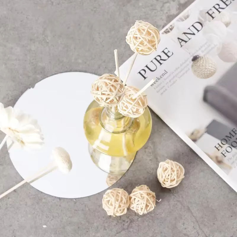Natürliche Rattan Diffusor Sticks für Aromatherapie, extra dick, beige, rund - Bild 2