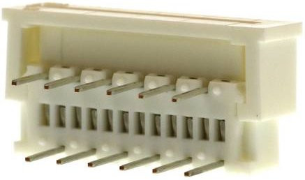 Molex FFC/FPC-Anschluss 12-polig in Weiß mit 1,25 mm Rastermaß 39532124 - Bild 1