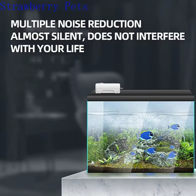 ZHIYANG Ultra Silent Aquarium Luftpumpe mit einem Ausgang, Weiß - Bild 2