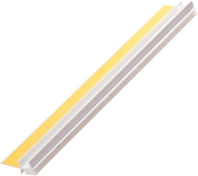 Protektor Anputzleiste aus PVC in Weiß mit 10mm Schutzlippe für den Putzanschluss, Länge: 260 cm - Bild 1