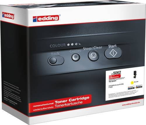Edding Tonerkartusche Gelb kompatibel mit Kyocera TK-5240Y für Kyocera ECOSYS M5526cdw - Bild 1