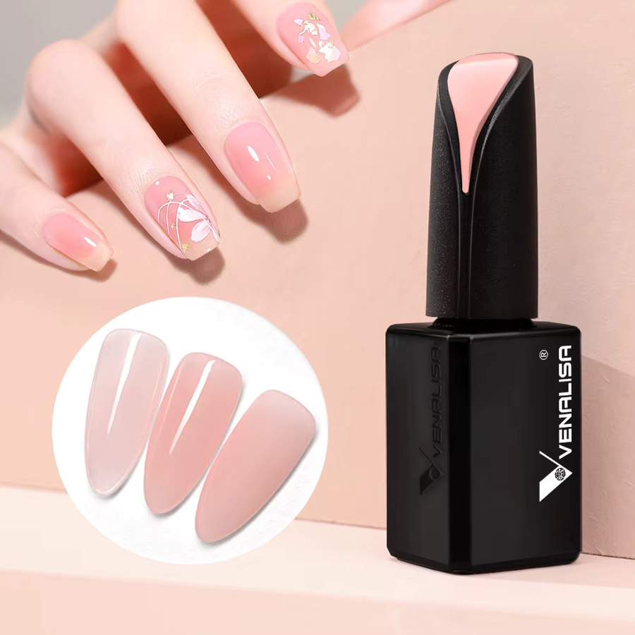 Venalisa Jelly Color Nagellack, JD02 black, 15 ml, glänzend - Bild 4