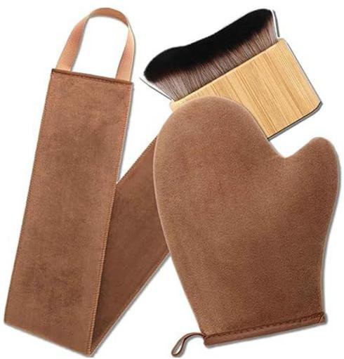 Celest Selbstbräunungs-Handschuh-Set, Gesicht und Körper, Unisex - Bild 1