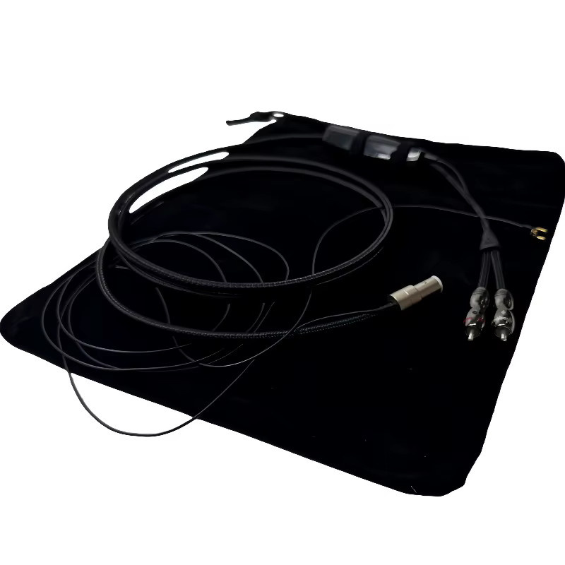 PSS Silver WEL Signature Phono Interconnect Kabel mit 5 Pin DIN auf 2RCA Anschlüssen und Erdung in Silber und Schwarz - Bild 3