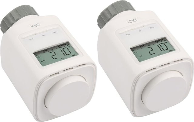2er-Set IOIO HT 2000 Elektronische Heizkörperthermostate in Weiß - Bild 1