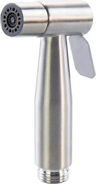 ULA Handbrause für Bidet aus 304 Edelstahl in Silber, Hochdruck-Toilettensprüher mit einstellbarem Kaltwasserstrahl - Bild 1