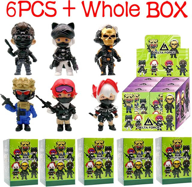 Bandai Delta Force Militär-Actionfiguren, Blind Box, Kunststoff - Bild 1