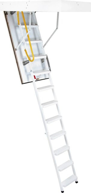 Minka Bodentreppe Steel wärmegedämmt mit U-Wert 1,1 für Raumhöhen bis 275 cm, B: 130 cm, T: 60 cm - Bild 1