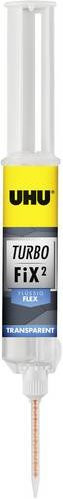 UHU TURBO FIX² Flex Zwei-Komponentenkleber 51865, transparent, 10 g - Bild 1