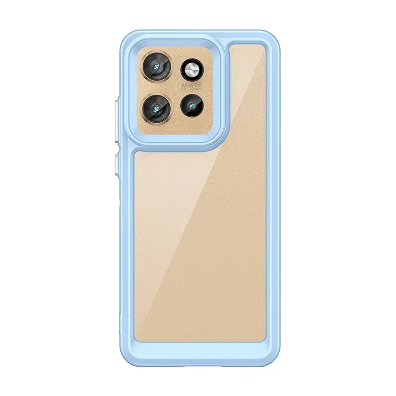 Stoßfeste TPU-Schutzhülle für Motorola Moto Edge 2024, Edge 50 Pro, Edge 40 und Edge 50 Ultra in Transparent und Bunt - Bild 2