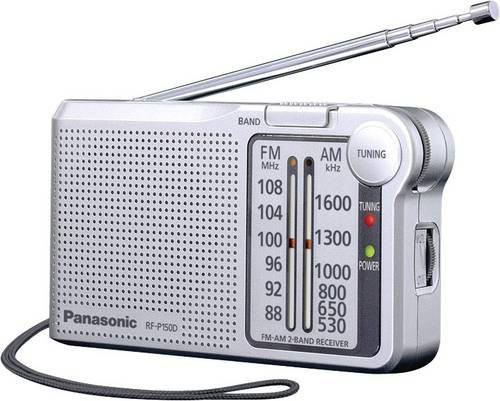 Panasonic RF-P150DEG-S Tragbares Radio in Silber - Bild 1