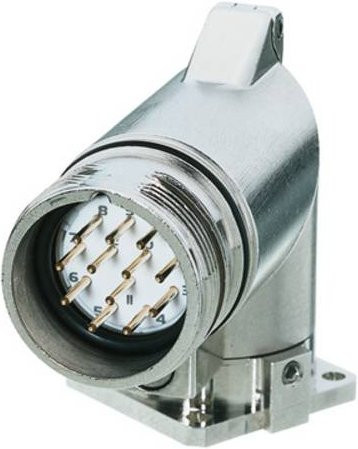 Weidmüller Sensor-/Aktor-Einbausteckverbinder M23 Leergehäuse in Silber - Bild 1