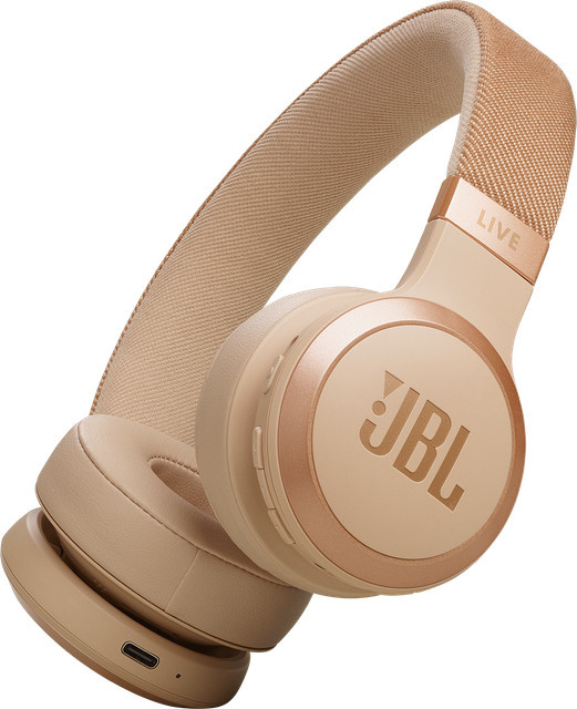 JBL LIVE 670NC kabelloser On-Ear-Kopfhörer mit True Adaptive Noise Cancelling in Sandstone - Bild 1