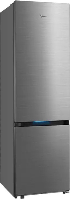 Midea Kühl-Gefrier-Kombination MDRB600MIC46 in Silber mit No-Frost und Bottom-Freezer-Design - Bild 1