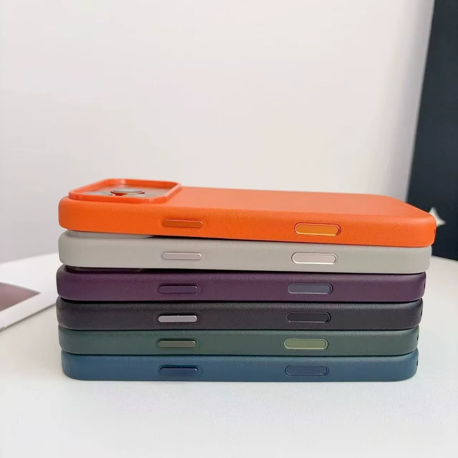 Apple Lederetui für iPhone 17 Pro Max mit MagSafe Wireless Charging in Grau - Bild 2