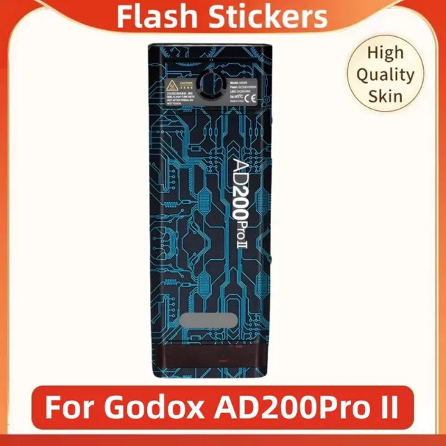 Godox AD200ProII Vinyl Wrap Schutzfolie in Blau - Bild 1