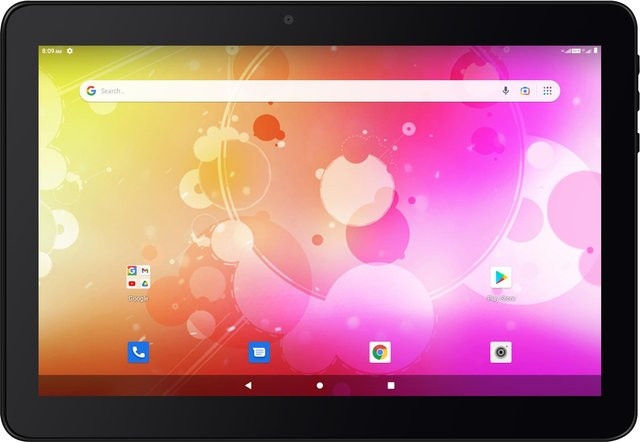 Denver TIQ-10443BL Tablet mit 4G LTE, 10,1 Zoll Display, 16 GB Speicher, 2 GB RAM, Android 11, Schwarz - Bild 1