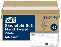 Tork Advanced H3 Papierhandtücher, 2-lagig, weiß, 15 Pack á 250 Blatt (3750 Tücher), FSC-zertifiziert - Bild 2