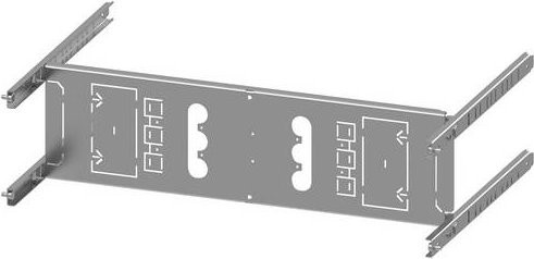 Siemens SIVACON S4 Montageplatte 3VA12 250A 3-polig Festeinbau Grau H: 150 mm B: 600 mm - Bild 1