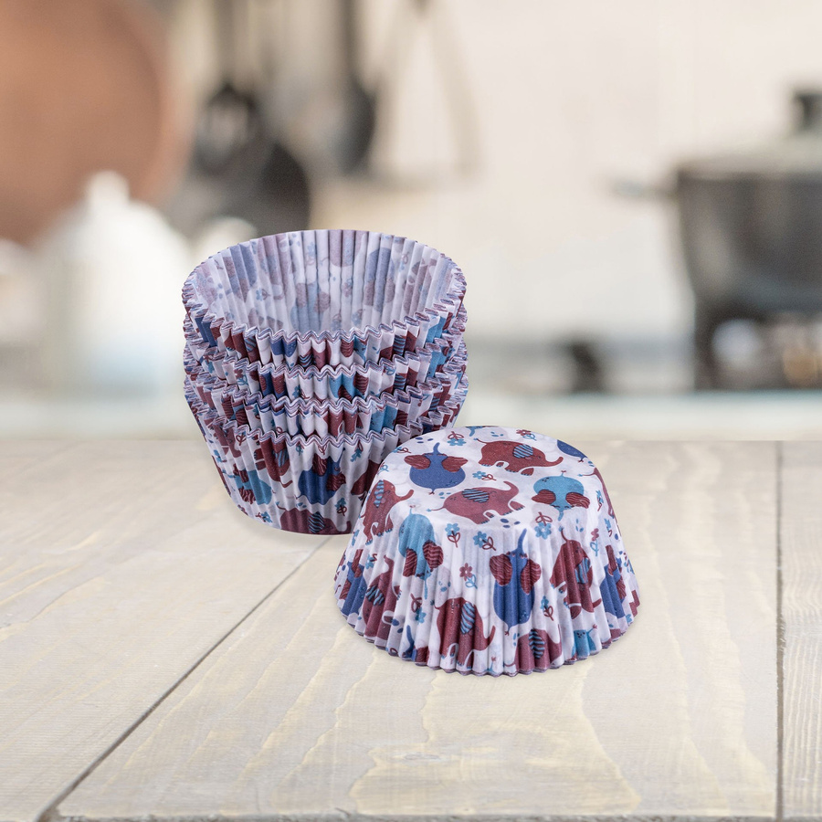 Dr. Oetker Muffinförmchen Elefanten, 50 Stück, Mehrfarbig - Bild 2