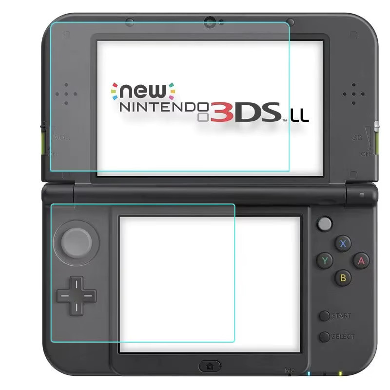2er-Set gehärtetes Glas Displayschutz für Nintendo New 3DS XL/LL, transparent - Bild 4