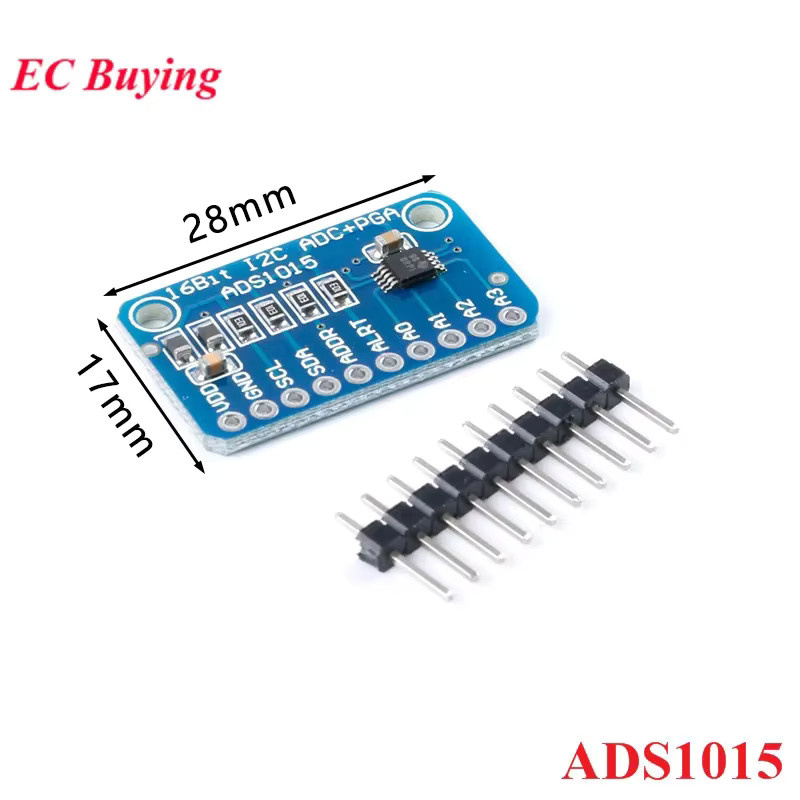 EC Buying ADS1115 ADS1015 ADS1118 I2C Konverter Modul PCA9306 ADC Board für Arduino und Raspberry Pi - Bild 2