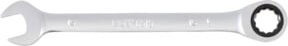 BGS Ratschenring-Maulschlüssel 6515 aus Chrom-Vanadium-Stahl in Silber, SW 15 mm - Bild 1