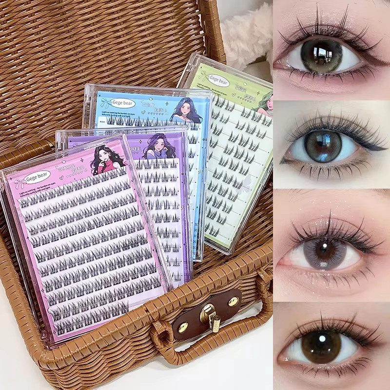 CNKESS Falsche Wimpern, Natürlich, Sonnenblumen-Design - Bild 3