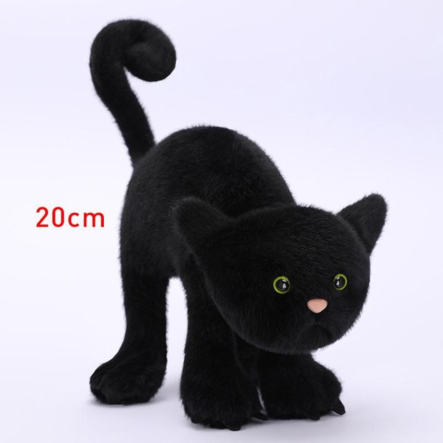 Yiran toy Schwarze Katze, Plüschtier, Schwarz - Bild 1