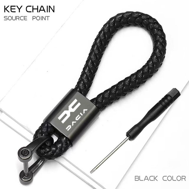 Schlüsselanhänger Metall, Geflochtenes Seil, Unisex - Bild 1