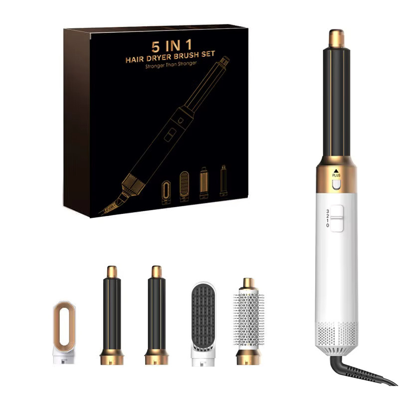Fastyle 5-in-1 Heißluftbürste mit Lockenstab und Haarglätter, Unisex - Bild 6
