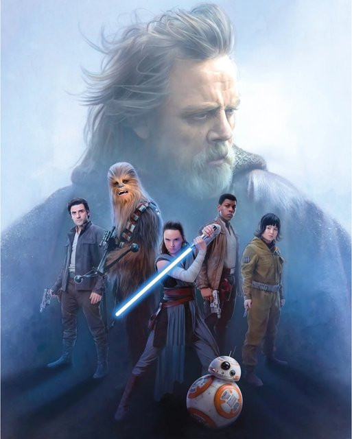 Komar Fototapete Vlies Star Wars Last Hope Multicolor B: 200 cm, H: 250 cm - Bild 1