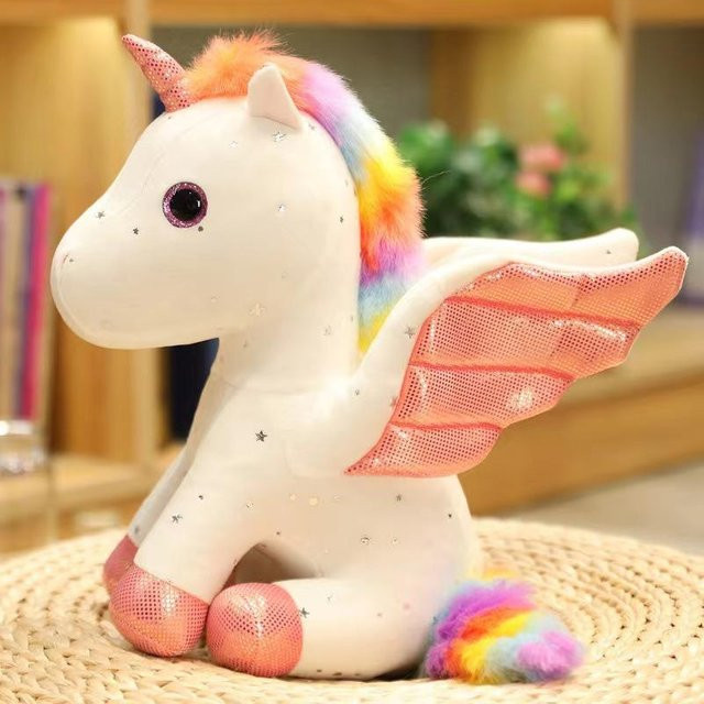 Yiran Health & Beauty Engels-Einhorn Plüschtier Kissen, 14cm - Bild 1