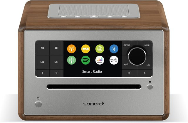 Sonoro Elite CD/Radio-System in Walnuss und Silber - Bild 1