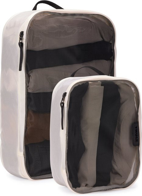 Thule Packing Cube Set in Weiß mit Mesh-Einsätzen, bestehend aus Small und Medium - Bild 1