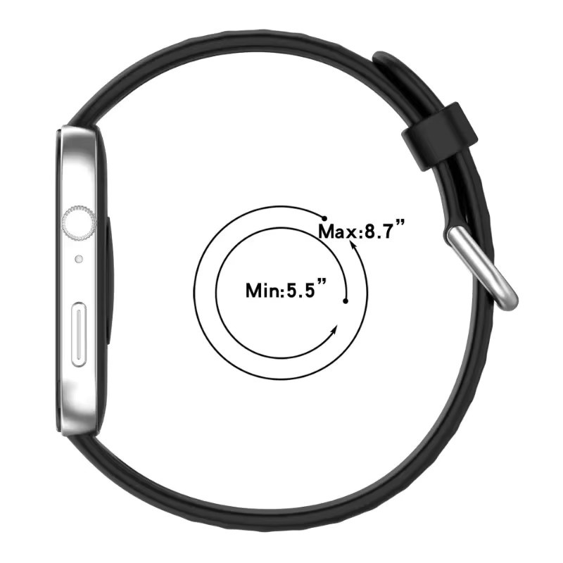 Huawei Uhrenarmband Silikon, Schwarz, Unisex - Bild 3