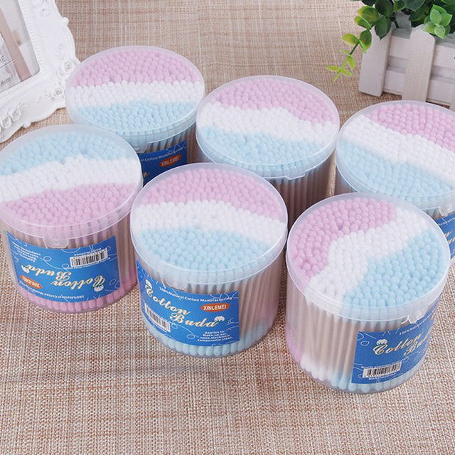 Velishy Einweg Make-up Wattepads aus Bambus, 300 Stück, Unisex - Bild 1