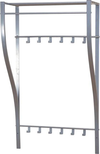 Wandgarderobe Larissa von möbel direkt online in Alufarben aus Metall - Bild 1
