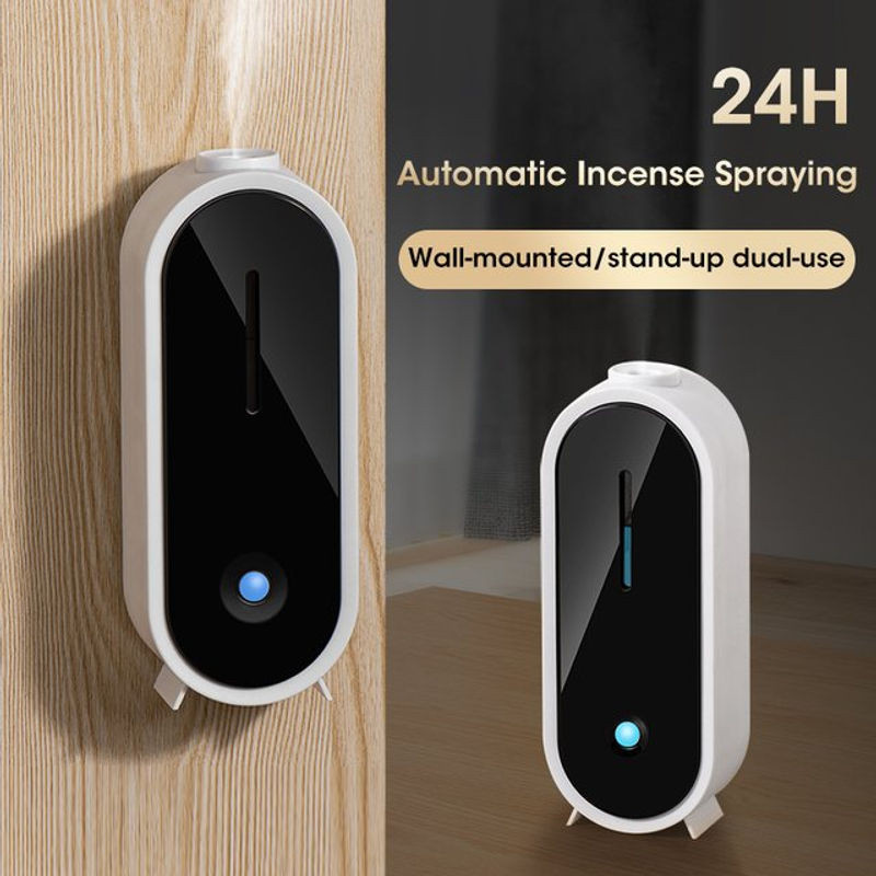 NOCCLILI Tragbarer Ultraschall Diffusor für Aromatherapie, USB Smart Luftreiniger und Lufterfrischer in Weiß - Bild 1