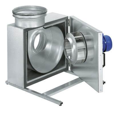 Helios Radiallüfter MBW 315 4 TK Megabox in Silber mit 355 mm Anschluss-Durchmesser - Bild 1
