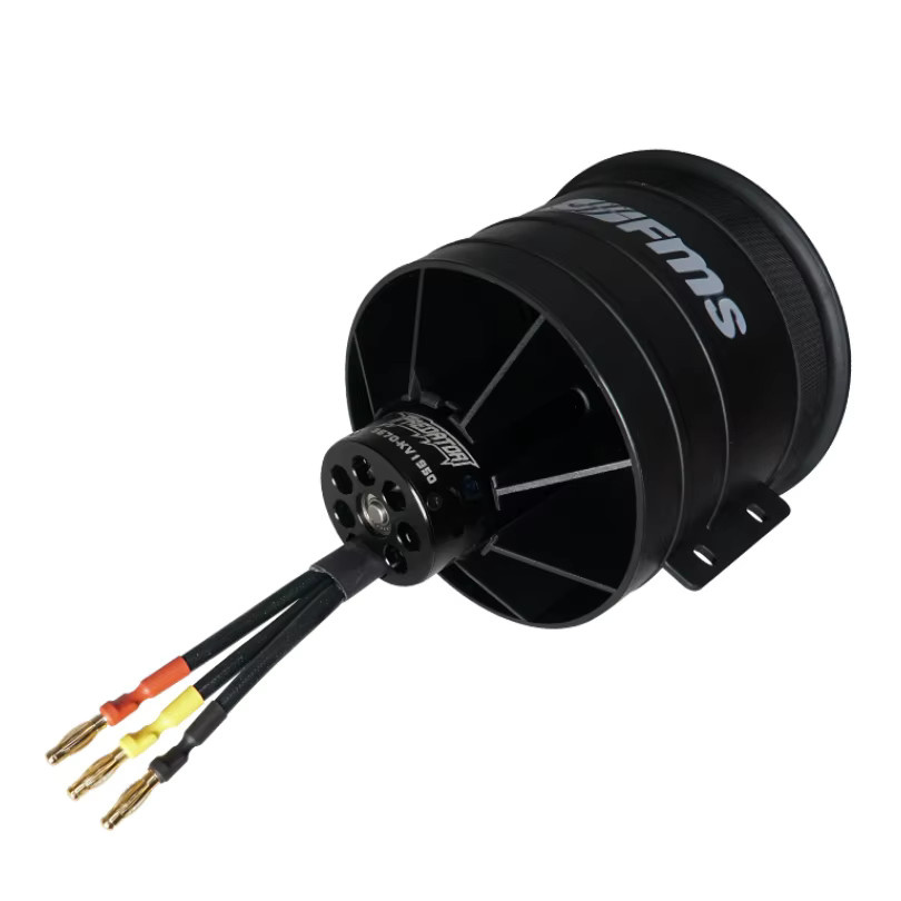 FMS 90 mm EDF-Kanalventilator Jet, 12 Flügel, 3670 KV1950 Motor, Flugzeugteile - Bild 3